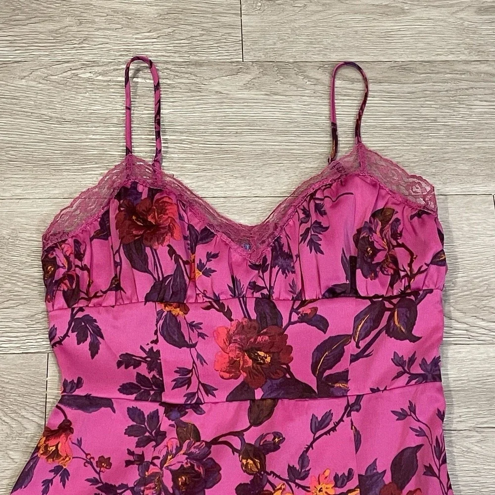 Urban Outfitters Women Floral Slip Dress Romantic Boho Whimsical Medium Festival